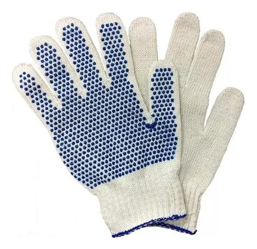 Par De Guantes Moteados De Trabajo Reforzado Fabrica 0