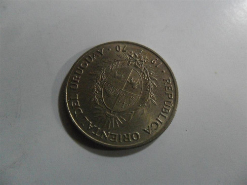 Numismatica Moneda 20 Pesos Uruguayo 1970 Uruguay 0