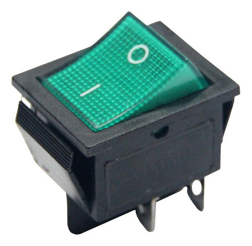 Interruptor Bipolar Com Iluminação Verde - Gnatus 0
