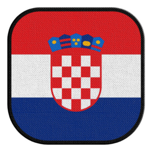 Parche Termoadhesivo Square Bandera Croacia 0
