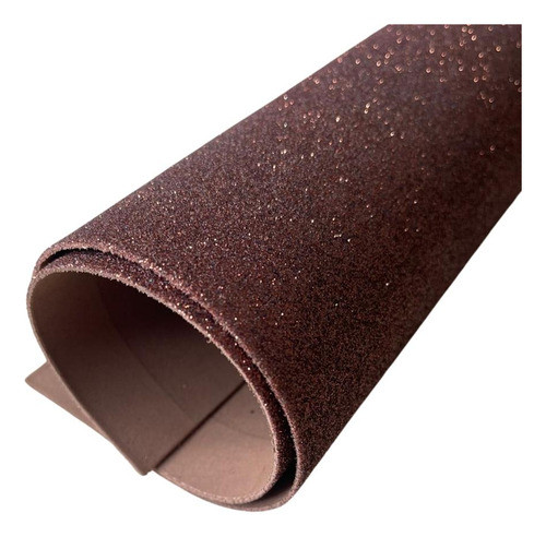 Eva Com Glitter 40x48 - 10 Folhas Marrom 0