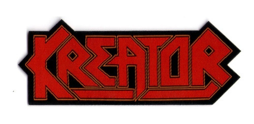 Patch Microbordado - Kreator - Logo Recortado P46 - Oficial 0