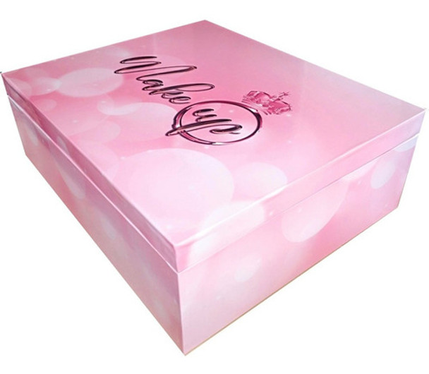 Especial Regalos Cofre De Maquillaje Pink Con Espejo Premium 0