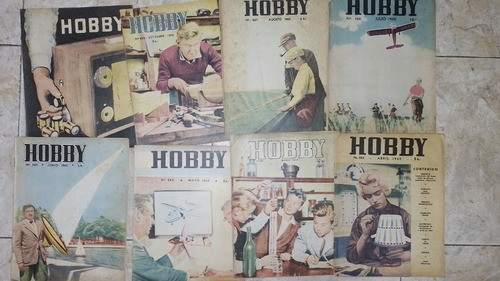 Lote De 8 Antiguas Revistas *** Hobby *** Del Año 1960 0