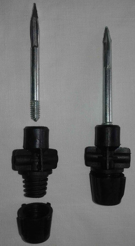 18 Grampas Pared Sujeta Cables Para Exteriores Subte B 0
