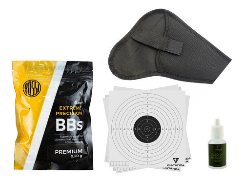 Combo Airsoft Para Pistola Airsoft Vigor Spring 0.20g Básico 0
