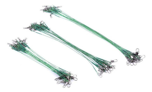 Cable Pesca Alta Resistencia Acero Inoxidable Broche 60u. 0