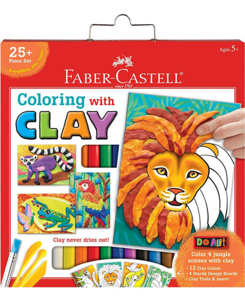 Faber-castell Do Art Coloring With Clay - Modeling Clay A... 0