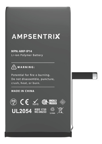 Bateria Ampsentrix Basic Para iPhone 14 0