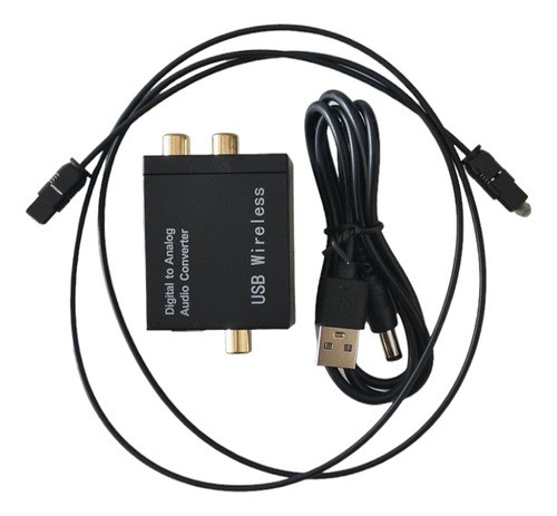 Adaptador Convertidor Digital A Analogico Rca + Usb Wireless 0