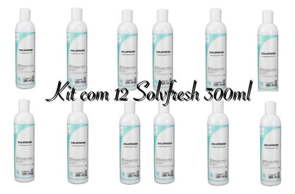 Kit 12 Solvfresh Detergente Desengordurante Spartan 300ml 0