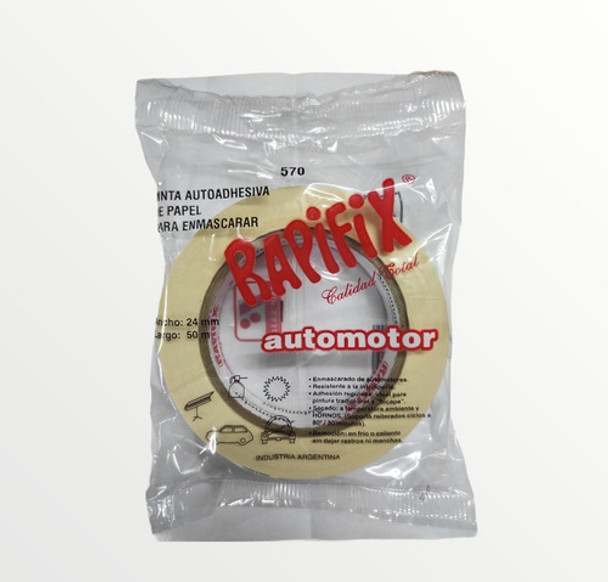 Cinta Papel Automotor Blanca 24mm X 50m (cajax36uds) Rapifix 0