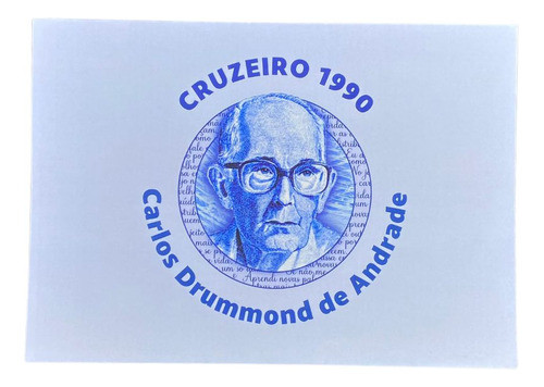Blister Cruzeiro 1990 - Carlos Drummond 0