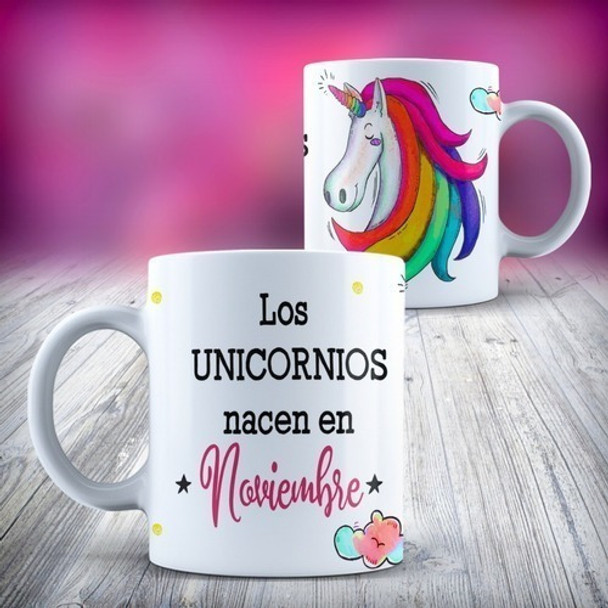 Plantilla Sublimación Tazas Unicornios | Editable Psd 0