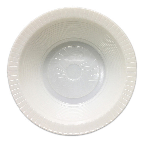 Prato Descartável Ps Copoplast Fundo Branco 15cm 50x10 0