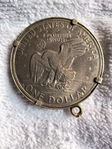 Moneda One Dollar 1971 Con Engarce Removible 0