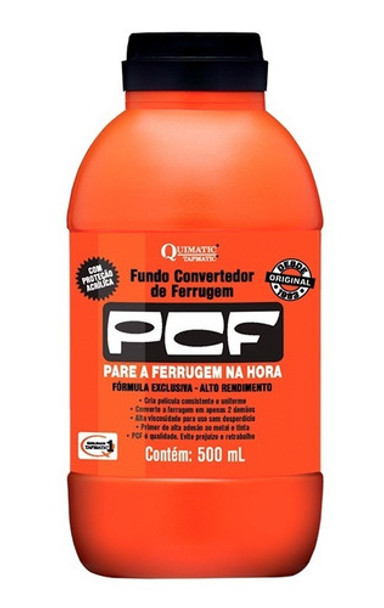 Convertedor De Ferrugem Pcf  500ml 0 Convertedor De Ferrugem Pcf  500ml 0