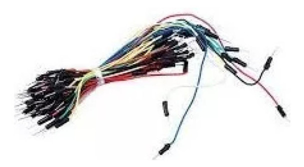 65 Cables Para Protoboard Varios Tamaños Macho-macho 0