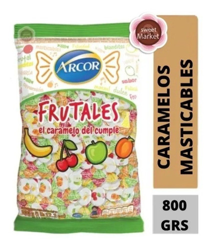 Caramelos Masticables - Arcor Frutales X 800grs 0