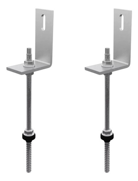 Suporte Fixa Linha C Placa Solar Telha Fibro Metálica 02 Un 0