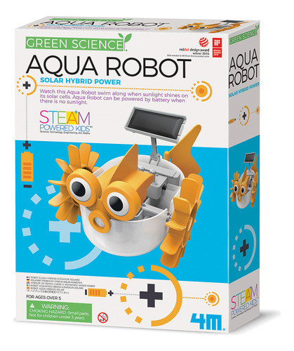 Juego Educativo De Ciencias 4m Robot Solar Acuático 0