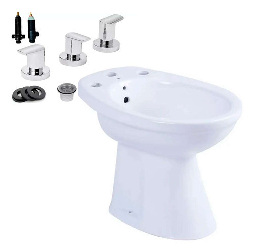 Combo Bidet Con Griferia Italiana Capea Viva Nova 0