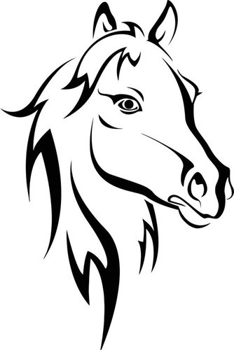 Stencil Caballo Set 0