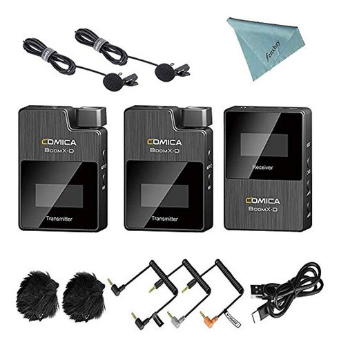 Comica Boomx-d D2 2.4g Sistema De Micrófono De Solapa Inalám 0