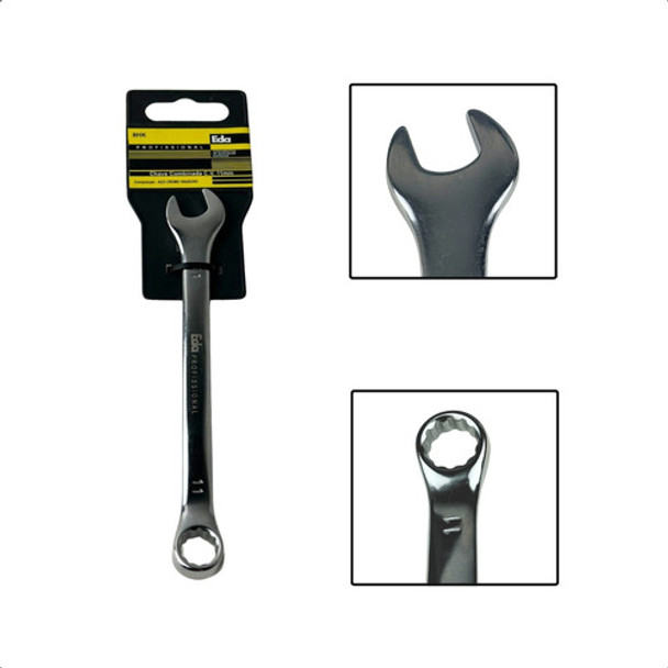 Chave Combinada Elíptica Cromo Vanádio 11mm 0 Chave Combinada Elíptica Cromo Vanádio 11mm 0