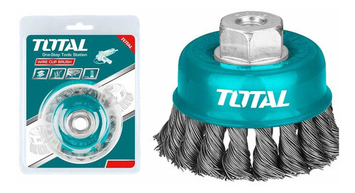 Cepillo De Alambre Trenzado Total - Para Amoladora - 75mm 0