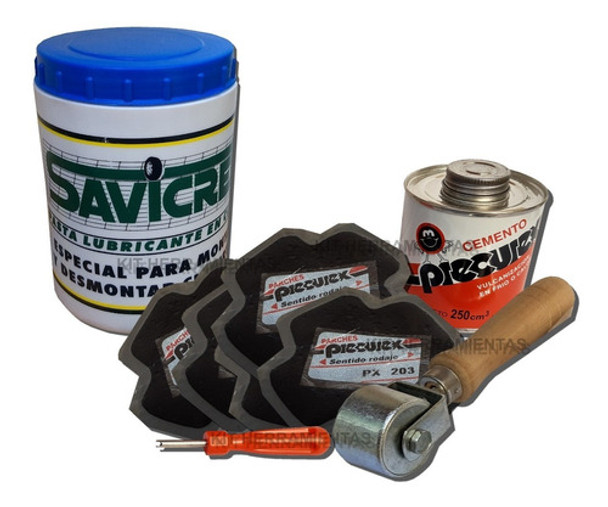 Kit Reparación Cubiertas Parches Tipo  Tip Top Completo Px 0
