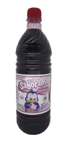 Groselha Sem Açúcar Diet Garrafa De 970ml Saborama 0