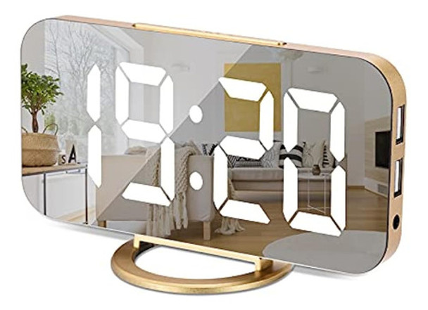 Dígito Al Reloj Pantalla Grande, Led Despertadores Eléctrico 0