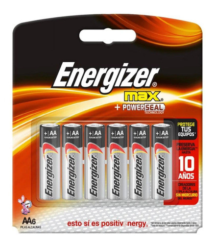 Energizer Max Aa/6 0
