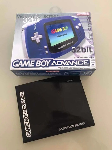 Caixa Gba Game Boy Advanced + Manual 0