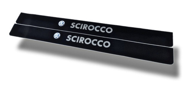 Protector Cubre Zócalo Carbono Vw Scirocco Enviogratis 0