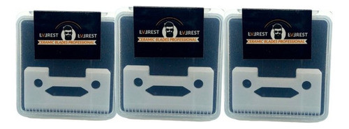 3 Cuchilla De Cerámica Microdentada Everest Barbería 0