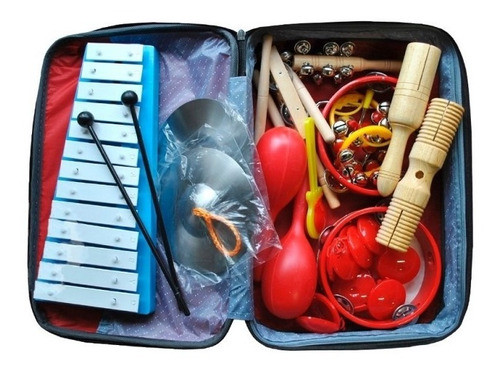 Set De Percusión Infantil Knight Niños Estuche Envío 0