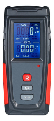 Detector De Radiação Eletromagnética De Alta Precisão Lcd 0