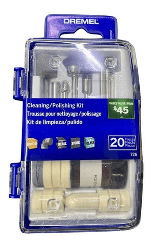 Kit Juego De Accesorios Para Pulir Dremel 20 Piezas 726 Aa 0