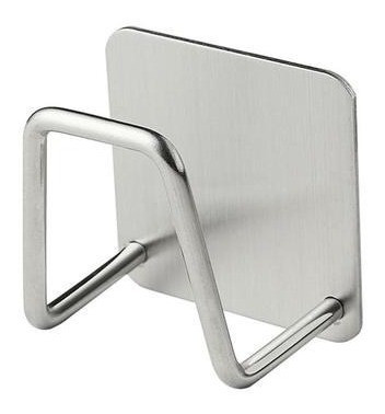 Suporte De Esponja Bucha Pia Aço Inox Louça Cozinha Gancho 0