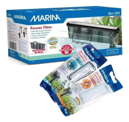 Filtro Cascada Exterior Acuario Pecera Marina S10 Kit C 0