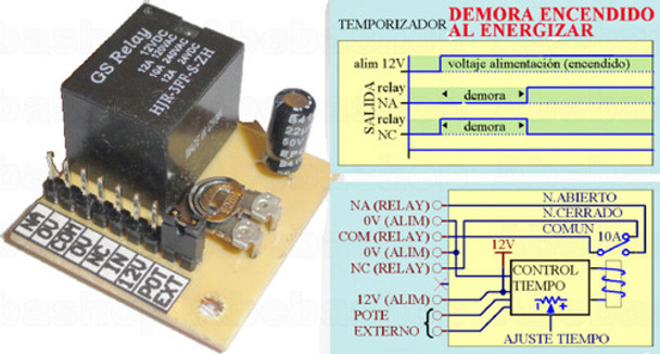 Pack 4x Turn On Delay 12v Version Con Pines Pinera-p 0