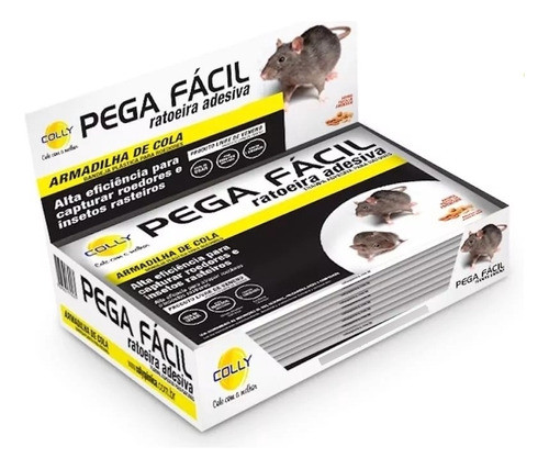 Trampa Pegamento Ratas Ratones Calidad Profesional X 5 Uni 0