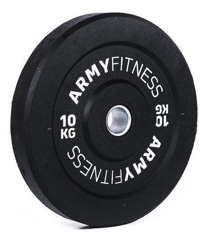 Army Disco Olímpico 10kg Bumper Caucho Reciclado 0
