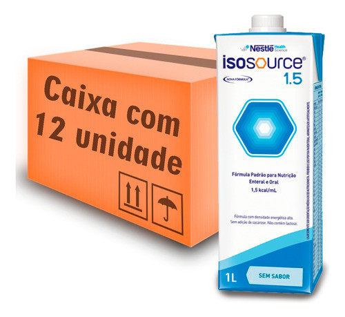 Isosource 1.5 - Kit 12 Unidades Nestle 0