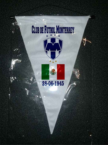 Banderin Triangular Mexico Monterrey 0