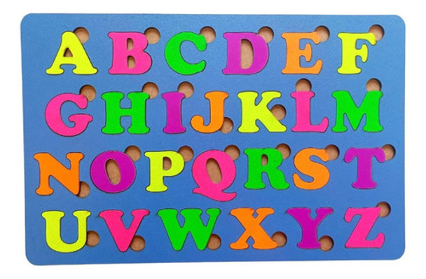 Brinquedo Educativo Pedagógico Azul Alfabeto Neon Em Mdf 0 Brinquedo Educativo Pedagógico Azul Alfabeto Neon Em Mdf 0