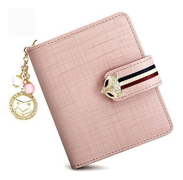 Foxer Mujeres Cartera De Cuero Pequeño Bifold Wallet Mini Ca 0