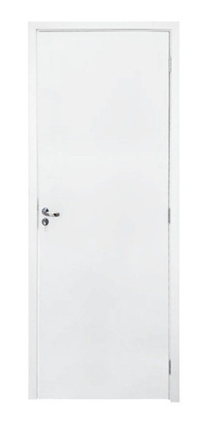 Kit Porta Pronta 214x65cm Fechadura Externa Colmeia Primer 0